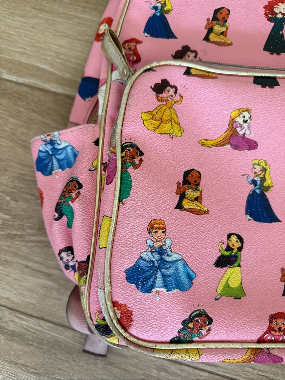 Kids Pink Princess Character Backpack